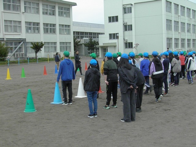 走り方教室の様子