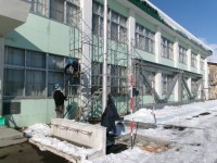 工事関係者の皆様、寒い中ありがとうございます。