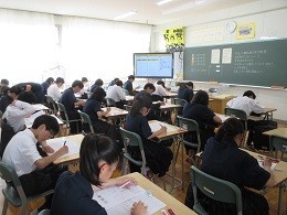 １年生にとって初めての定期テスト